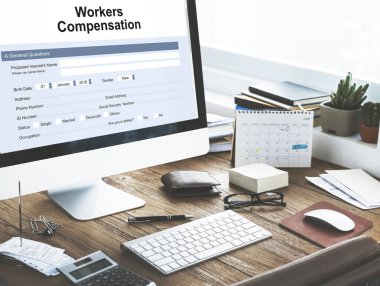 bilgisayar monitöründe tablo