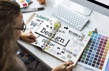 not defterinde çizim Tasarımcısı