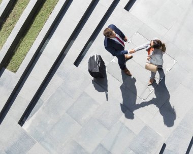 İş adamları iş sorunları çözmek 