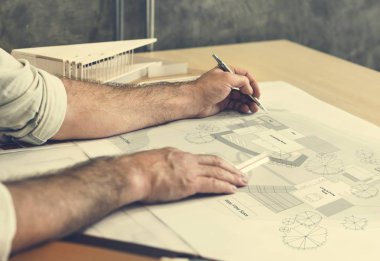 Adam mimar planı ile çalışma
