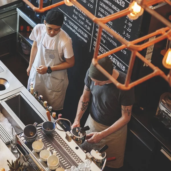 People at Bar Counter — Stock Photo, Image