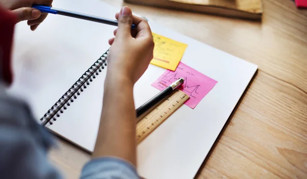 Student bedrijf pen — Stockfoto