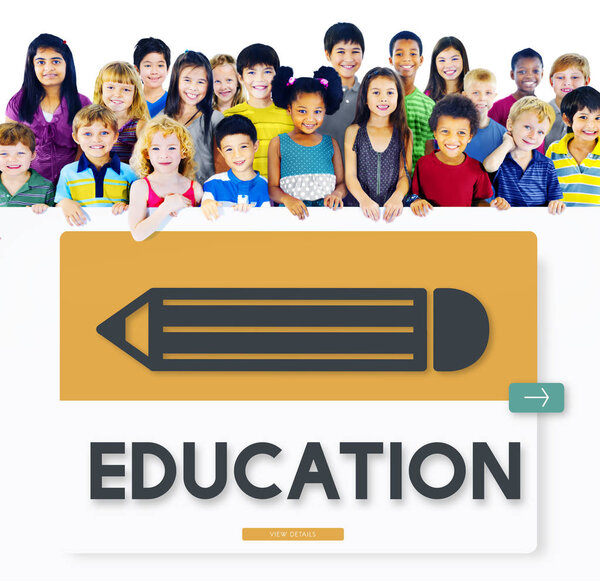 diversity group of children together 