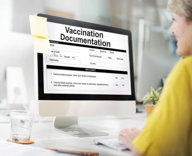 İş kadını workinmg ofiste