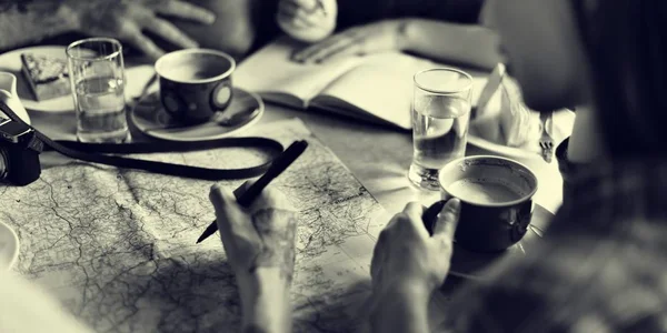 People Drinking Coffee — Stock Photo, Image