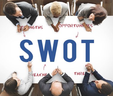 Toplantıda çalışma iş adamları