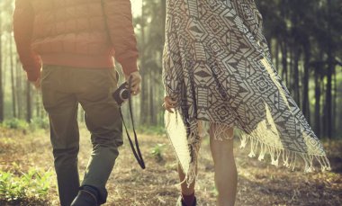 Genç çiftin seyahat