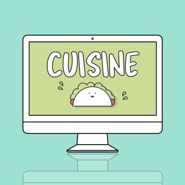 Web tasarım şablonu monitör