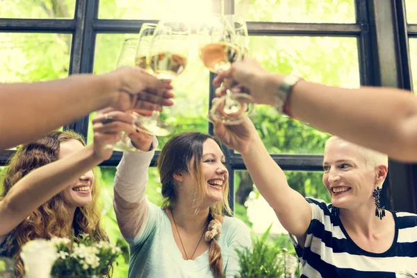 Women having Dinner — Stock Photo, Image