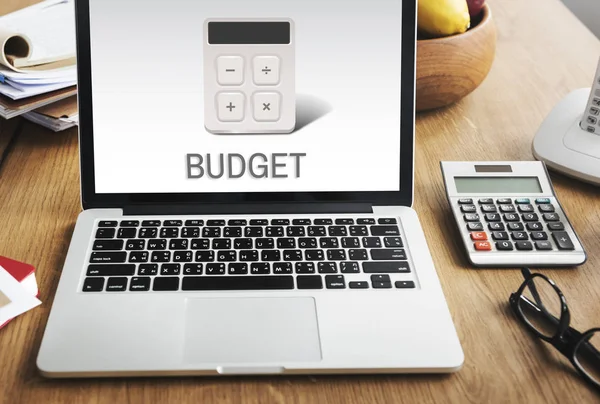 Laptop on table concept — Stock Photo, Image