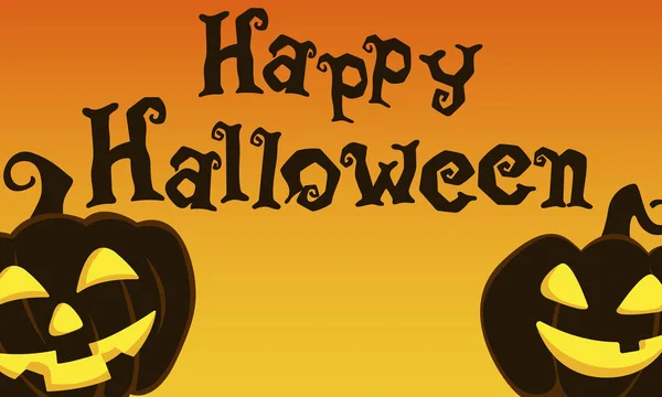 Graphischer Text und fröhliches Halloween-Konzept — Stockfoto