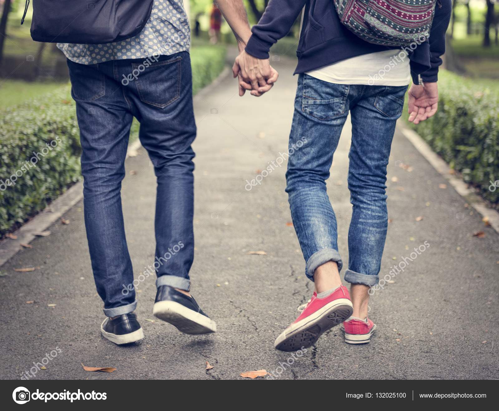 Gay Couple Holding Hands 107