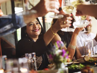 Arkadaşlar parti konsept 