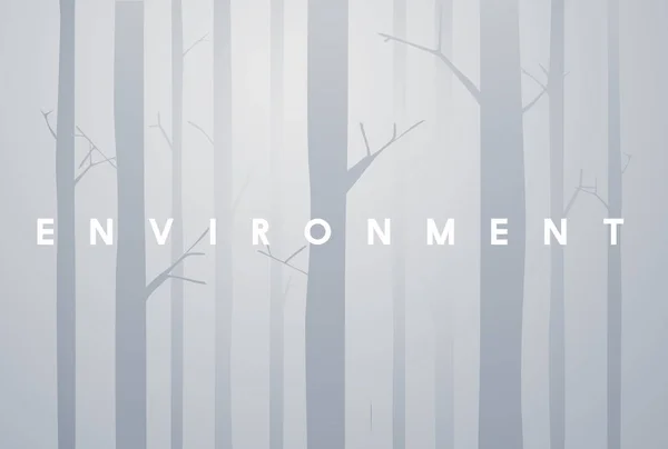 Grafický Text a koncepce životního prostředí — Stock fotografie