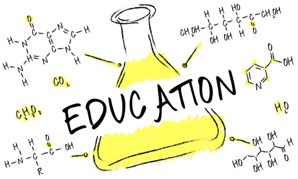 Texto Gráfico y Concepto Educativo —  Fotos de Stock