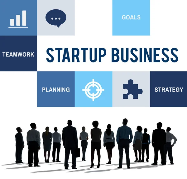 Business folk tittar — Stockfoto