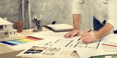 Adam mimar planı ile çalışma