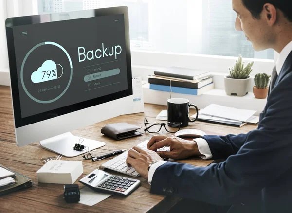 Businessman working in office — Stock Photo, Image