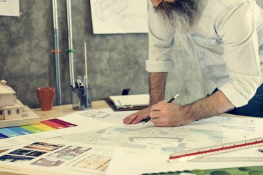 Adam mimar planı ile çalışma