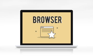 Web tasarım şablonu dizüstü