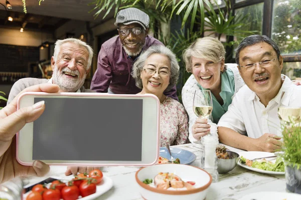 Grupo de Senior Retirement Meetup — Fotografia de Stock