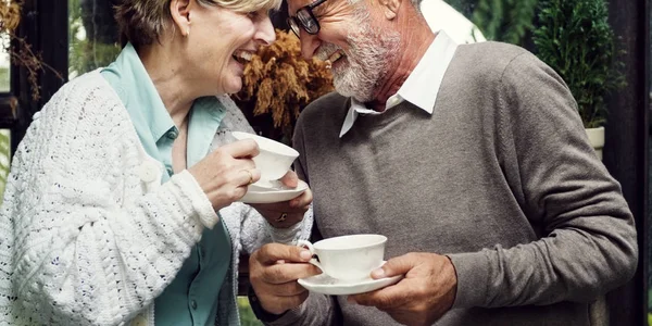 Senior Pensionare Întâlniți-vă — Fotografie, imagine de stoc