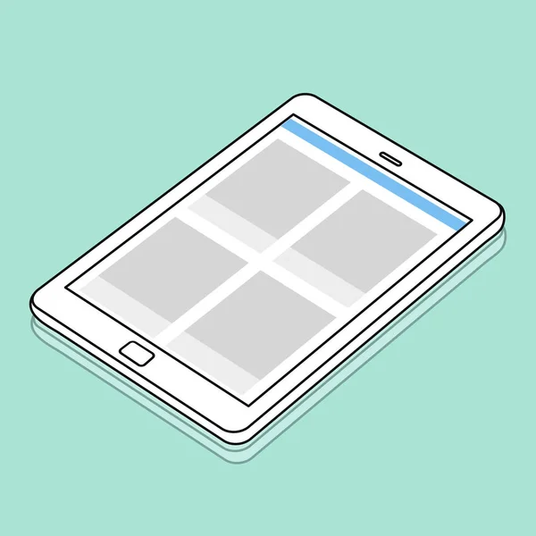 Цифровий планшет веб-дизайну — стокове фото