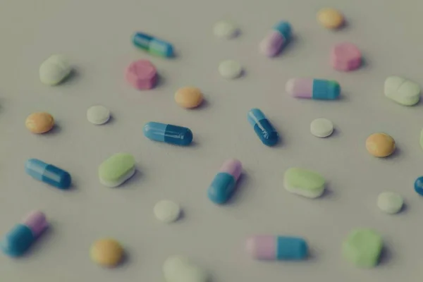 Gyógyszert tabletta kapszula — Stock Fotó