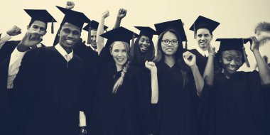 college Students Graduation  clipart