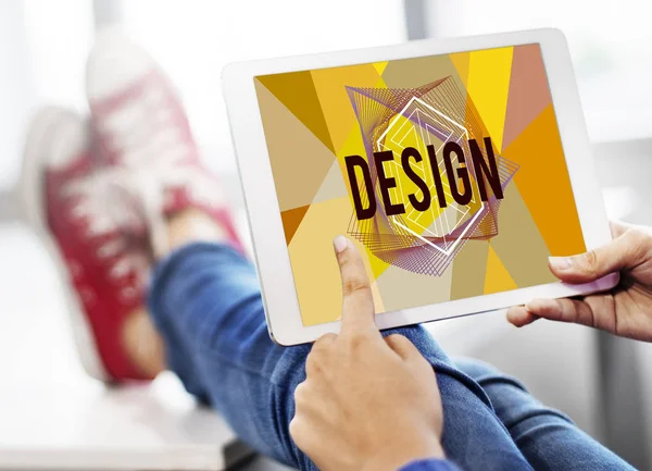 Tablet holding insan eller