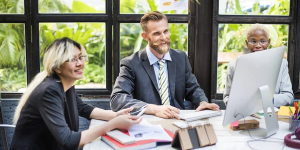 Business People Working on laptop — Stock Photo, Image