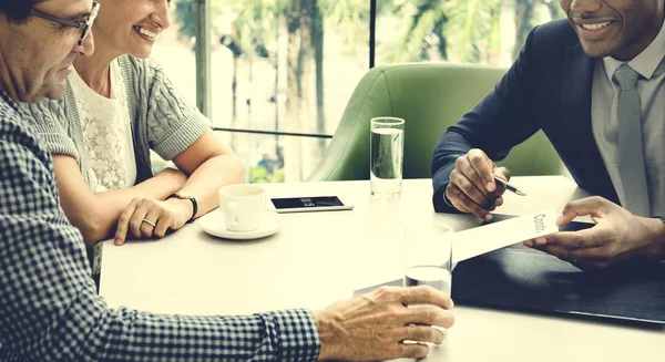 Business people at professional meeting — Stock Photo, Image