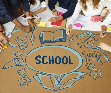 beyin fırtınası fikirlerini öğrenci grubu