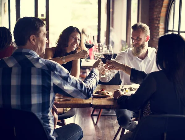 Gente en Restaurant Concept — Foto de Stock