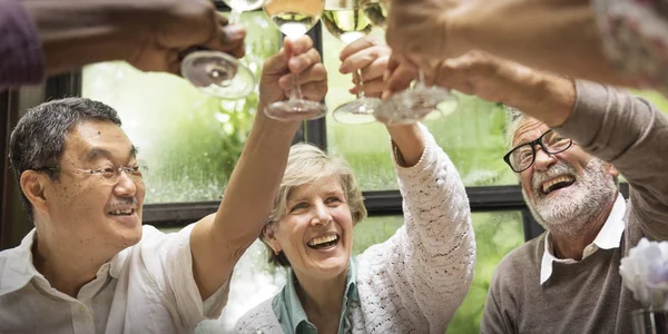 Jubilación de Mayores Reúnete — Foto de Stock