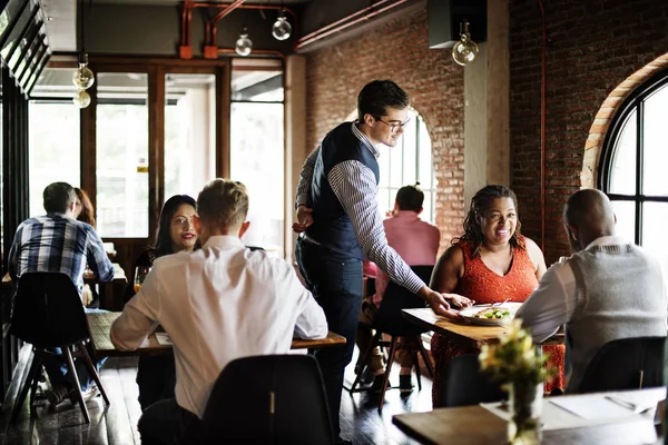 People in Restaurant Concept — Stock Photo, Image