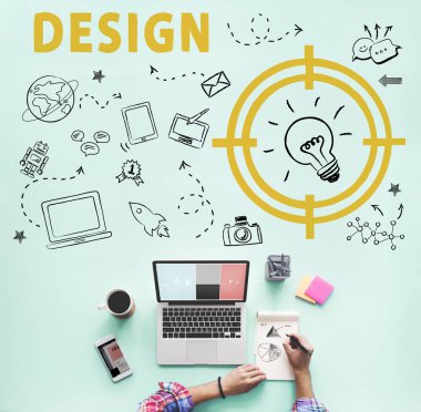 not defterinde çizim kişi