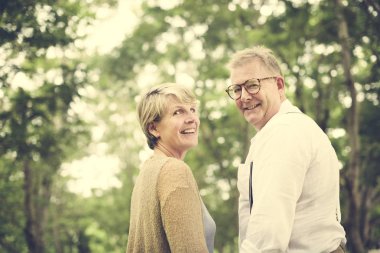 Olgun çift birlikte vakit