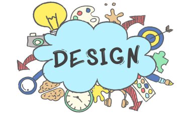 Grafik metin ve tasarım konsepti