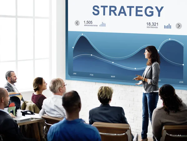 Business people working at meeting — Stock Photo, Image