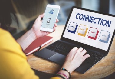 İnternet ve dijital cihazlar kavramı