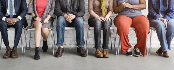 Gente de negocios esperando la reunión —  Fotos de Stock