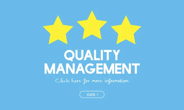 Texto gráfico y gestión de la calidad —  Fotos de Stock