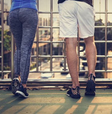 Çift egzersiz yaptıktan sonra rahatlatıcı