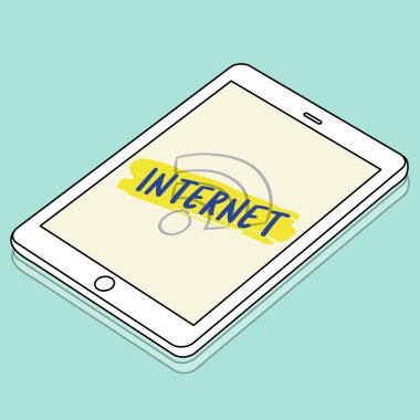 Web tasarım şablonu dijital tablet