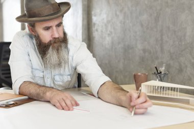 Adam mimar planı ile çalışma
