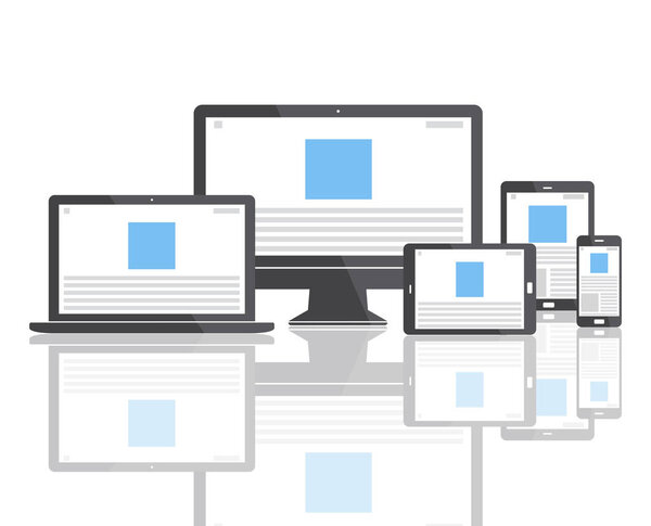 web design template digital devices