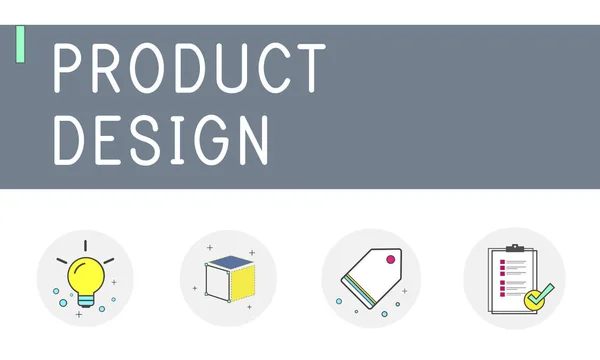 Graphic Text and Product Design — Stock Photo, Image