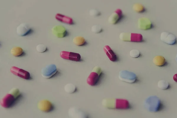 Gyógyszert tabletta kapszula — Stock Fotó