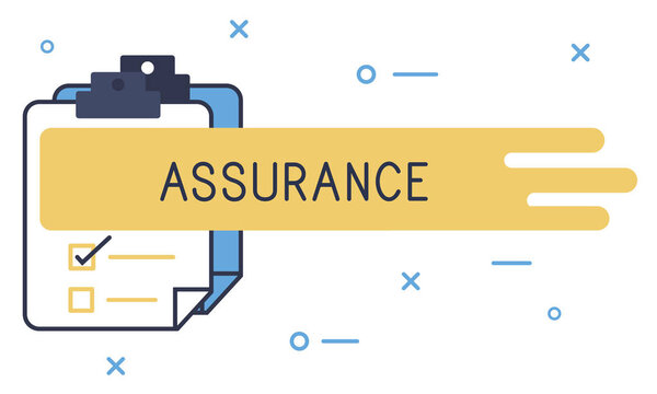 Graphic Text and Assurance Concept